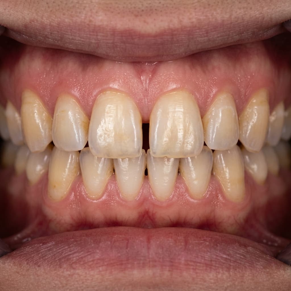 Porcelain Veneer Precision before treatment